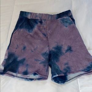 Tie Die comfy biker shorts